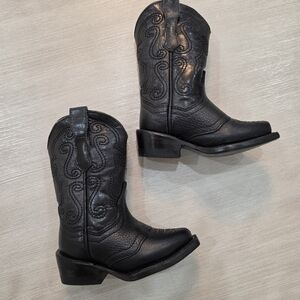 Black Western Cowboy Boots For Toddler